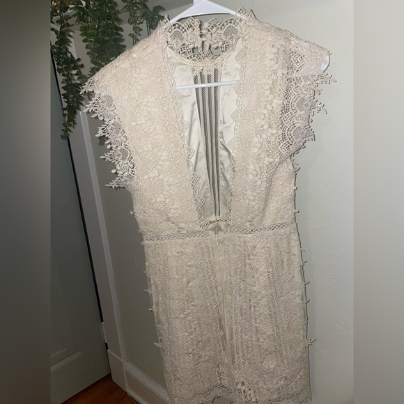 Free People High Neck Lace Backless Dress - Picture 3 of 3